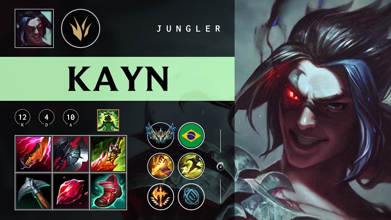 Kayn Jungle vs Hecarim - BR Challenger Patch 26.06
