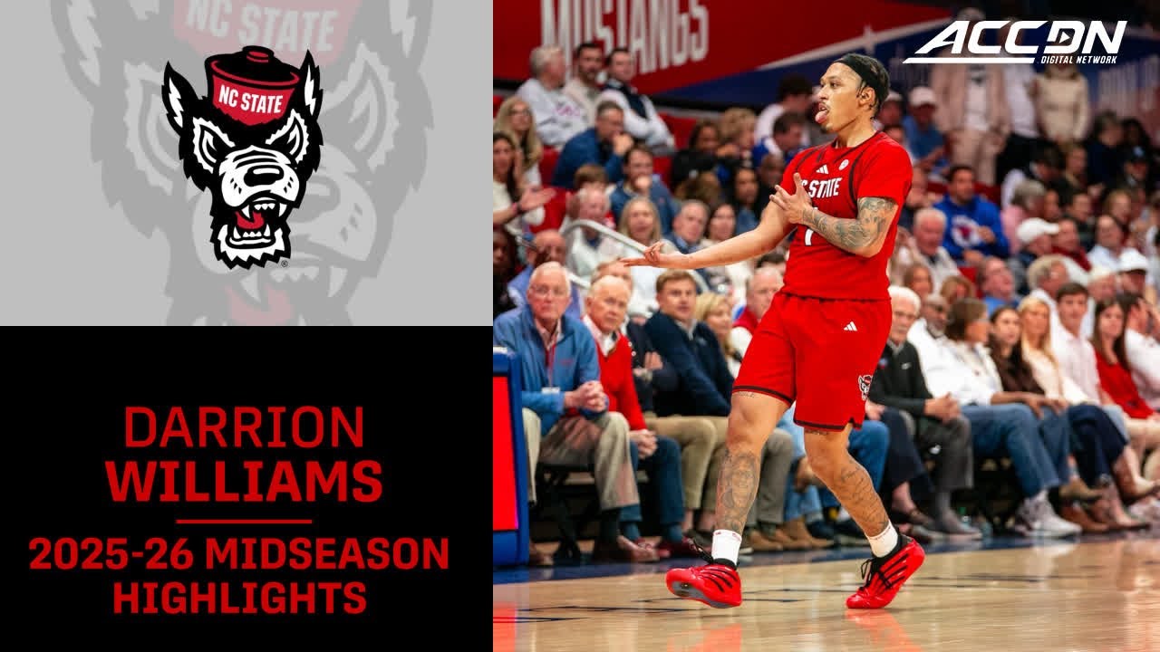 NC State F Darrion Williams Midseason Highlights | 2025-26 ACC Men's Basketball