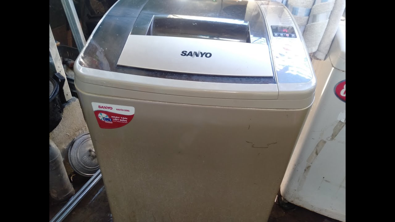 Cách tháo và vệ sinh lồng giặt máy giặt Aqua (Sanyo)