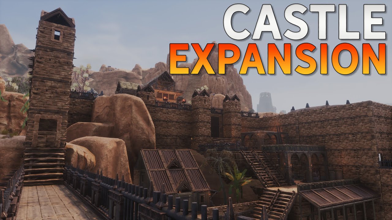 CASTLE BUILD, MARKETS in Conan Exiles - EP14