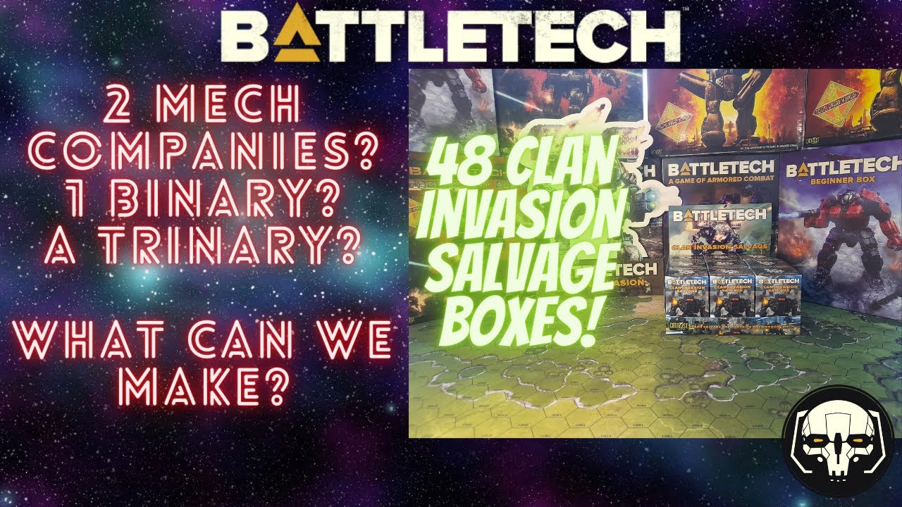 BattleTech Clan Invasion Salvage Boxes Unboxing - 49 To Open!