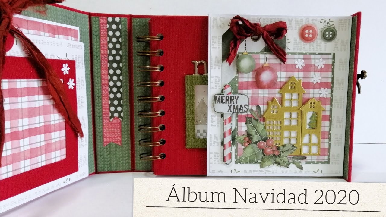 ALBUM NAVIDAD 2020 (CON ARTIFAMILY) - TUTORIAL | LLUNA NOVA SCRAP