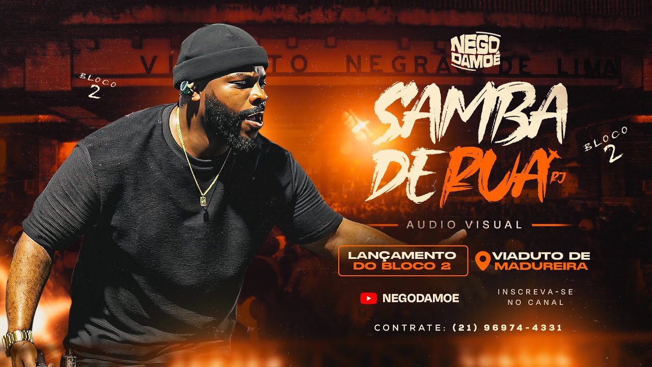Nego Damoé | Ao vivo | Samba de Rua RJ - BLOCO 2 