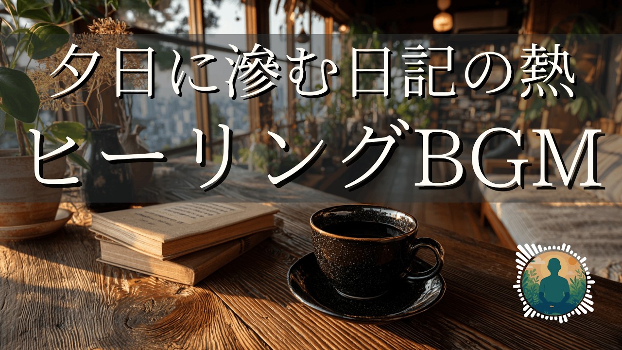 【癒しBGM】夕日に滲む日記の熱｜おだやかな時間に聴きたい優しいピアノの音色｜ストレス・不安を解消するリラックス音楽｜睡眠・瞑想・作業・勉強用BGM