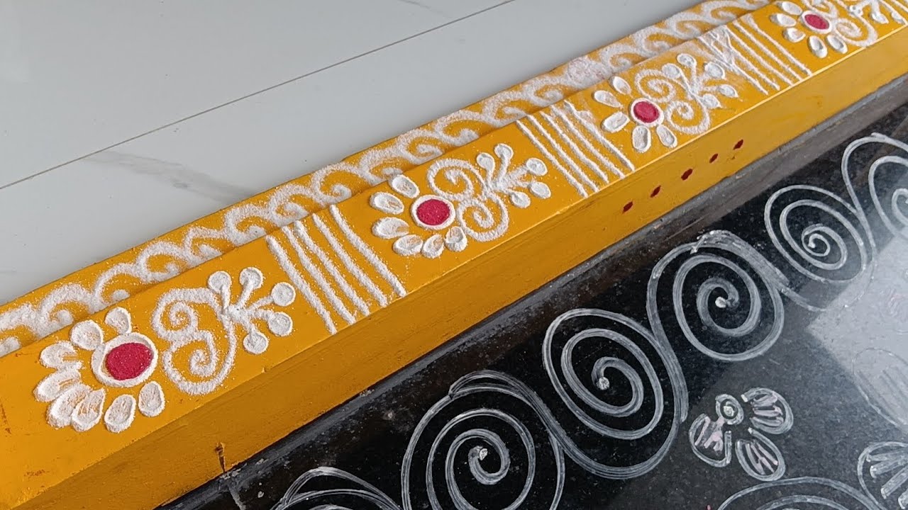 Traditional gadapa muggulu🌺 🌺 beginners easy draw gadapa designs||rangoli designs 🌺#rangoli#muggulu#