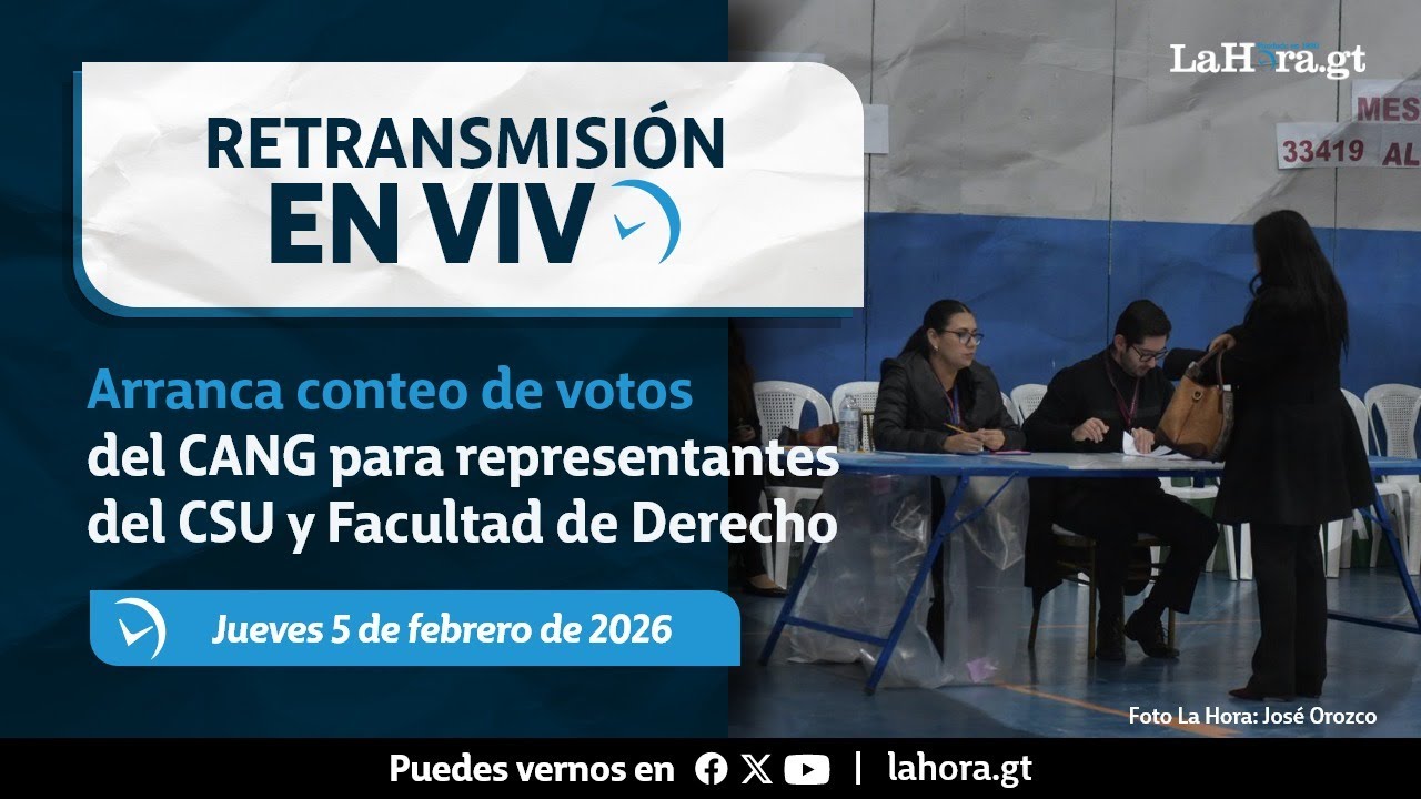 Retransmisión: arranca conteo de votos del CANG para representantes del CSU y Facultad de Derecho