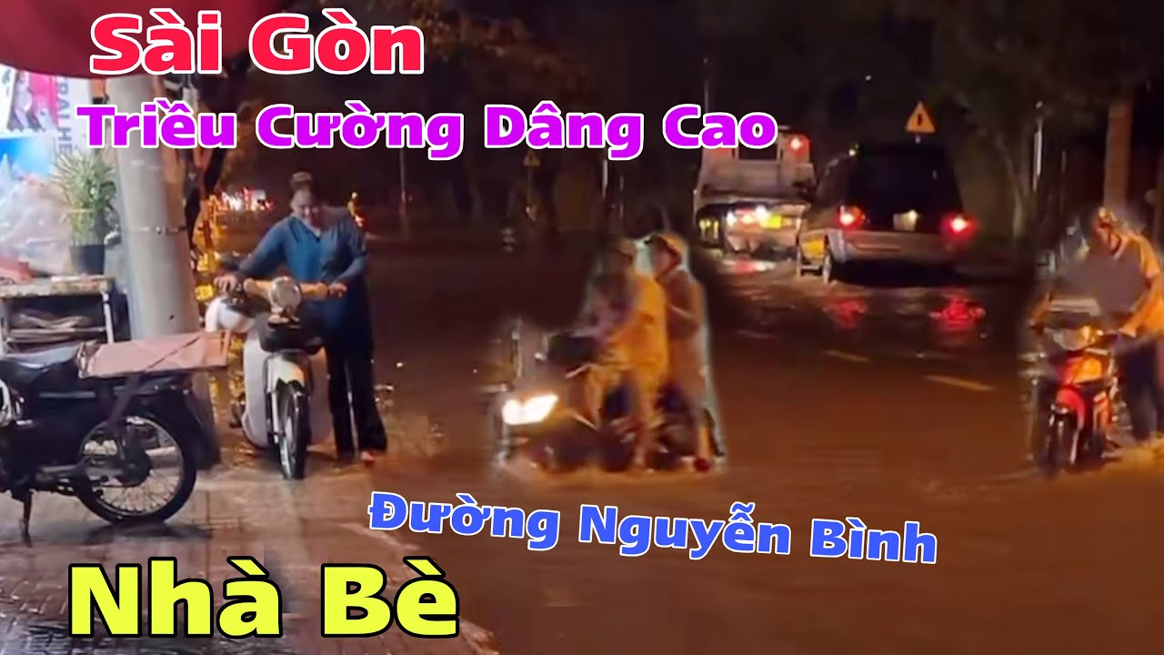 Sài Gòn Triều Cường Dâng Cao Đường Nguyễn Bình Nhà Bè