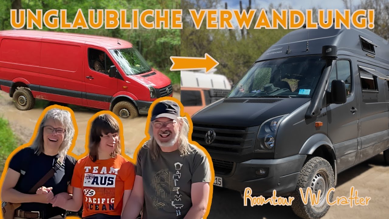 VAN TOUR VW Crafter | Roomtour Camper 4x4 | Reisebegegnungen #01