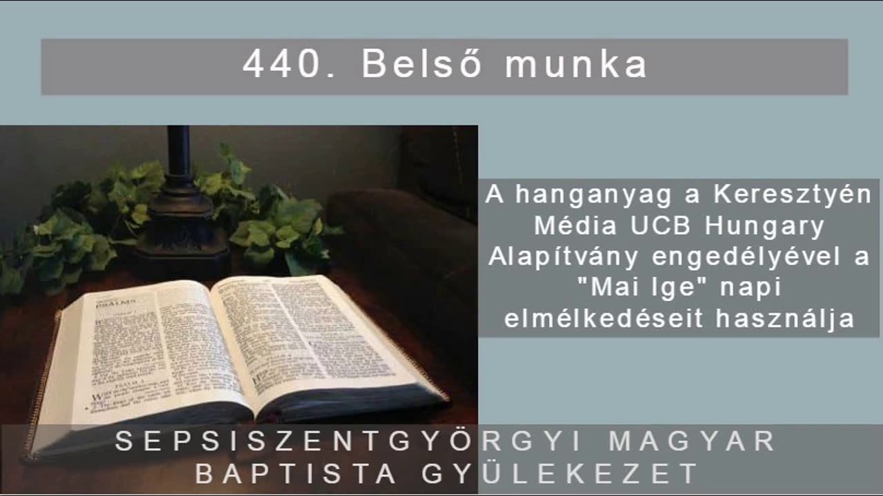 440. Belső munka