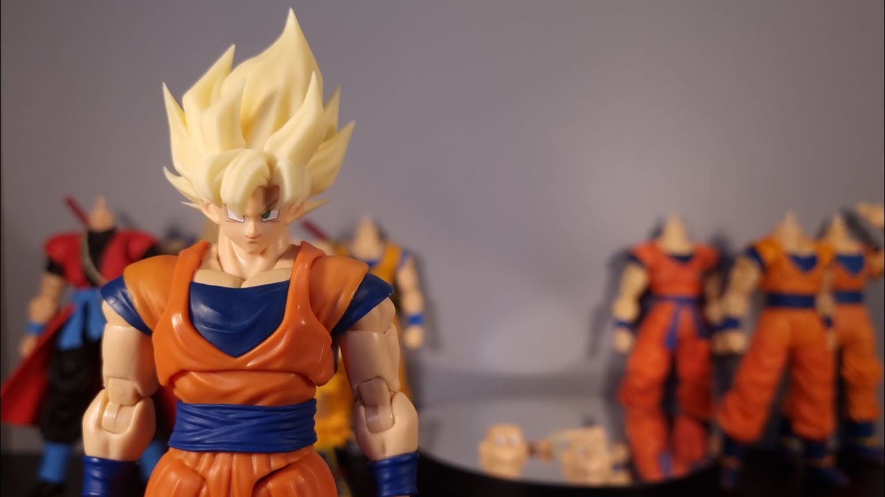 THOSE FACES FIT?? NONO Studio RECAST HMYR 3rd Party Figuarts Full Power SSJ Goku Headsculpt Review!