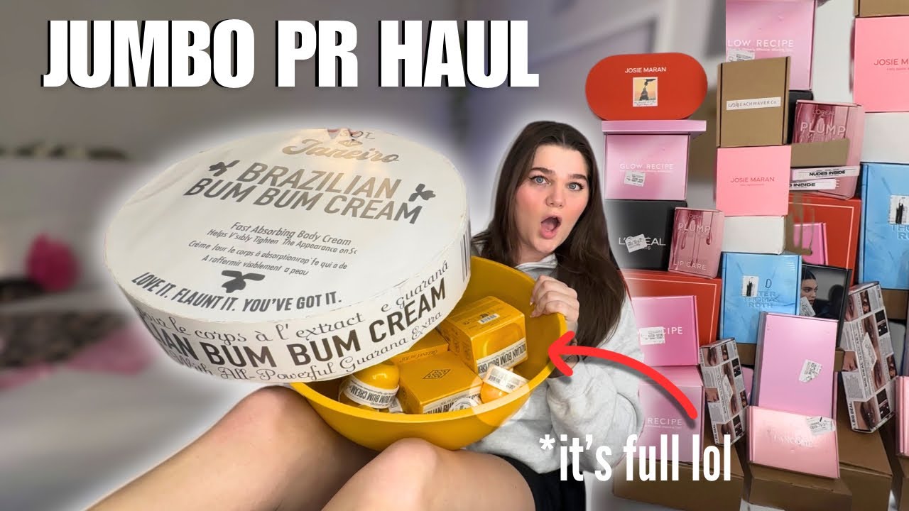 JUMBO PR Haul✨ Makeup & Skincare (Sol De Janeiro, Glow Recipe, NYX, Etc.)
