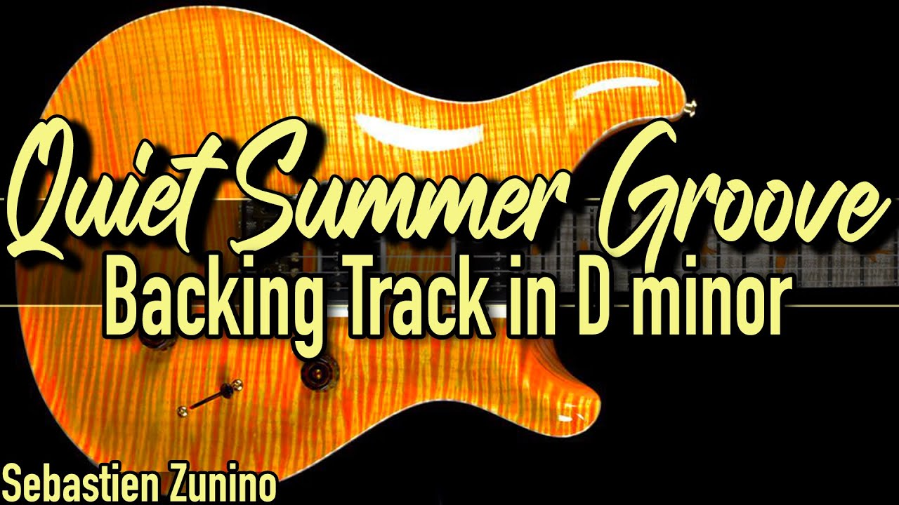 Quiet Summer Groove Backing Track in D minor | SZBT 1040