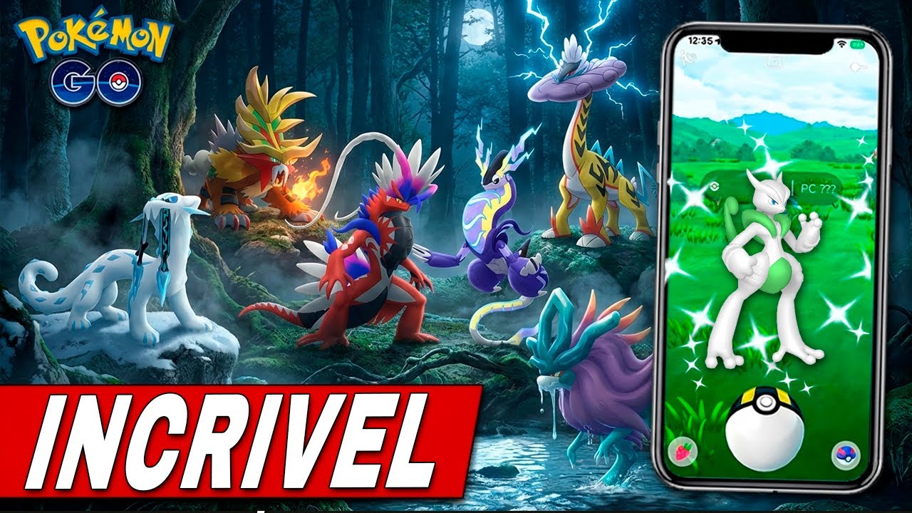 Conheça TODOS os Pokemons NÃO Lançados no Pokémon GO incluindo LENDARIOS MUITO FORTES (2026)