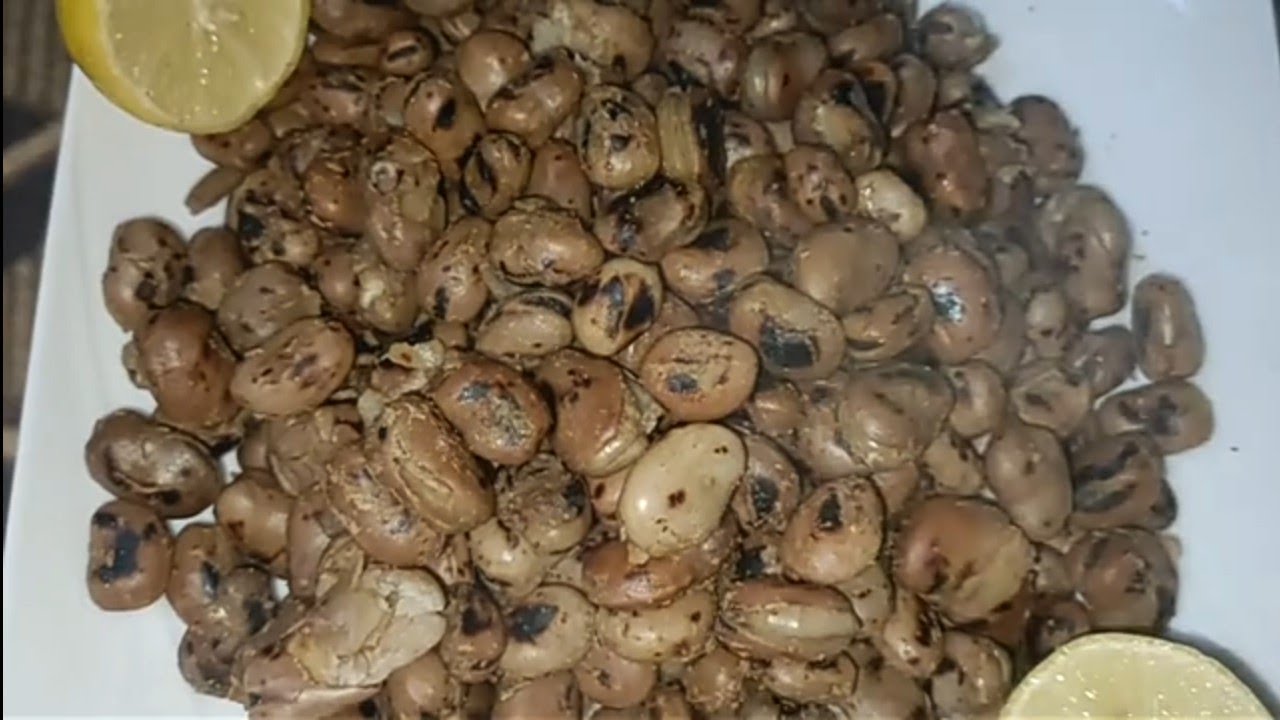 الفول المشوي تسالي العيد بأسهل طريقة 