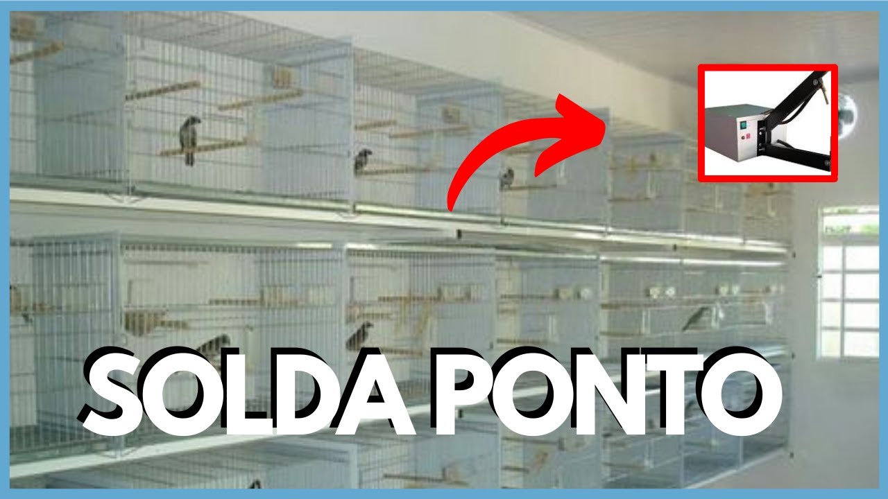 MOSTRANDO COMO SÃO FEITAS AS GAIOLAS COMERCIAIS!
