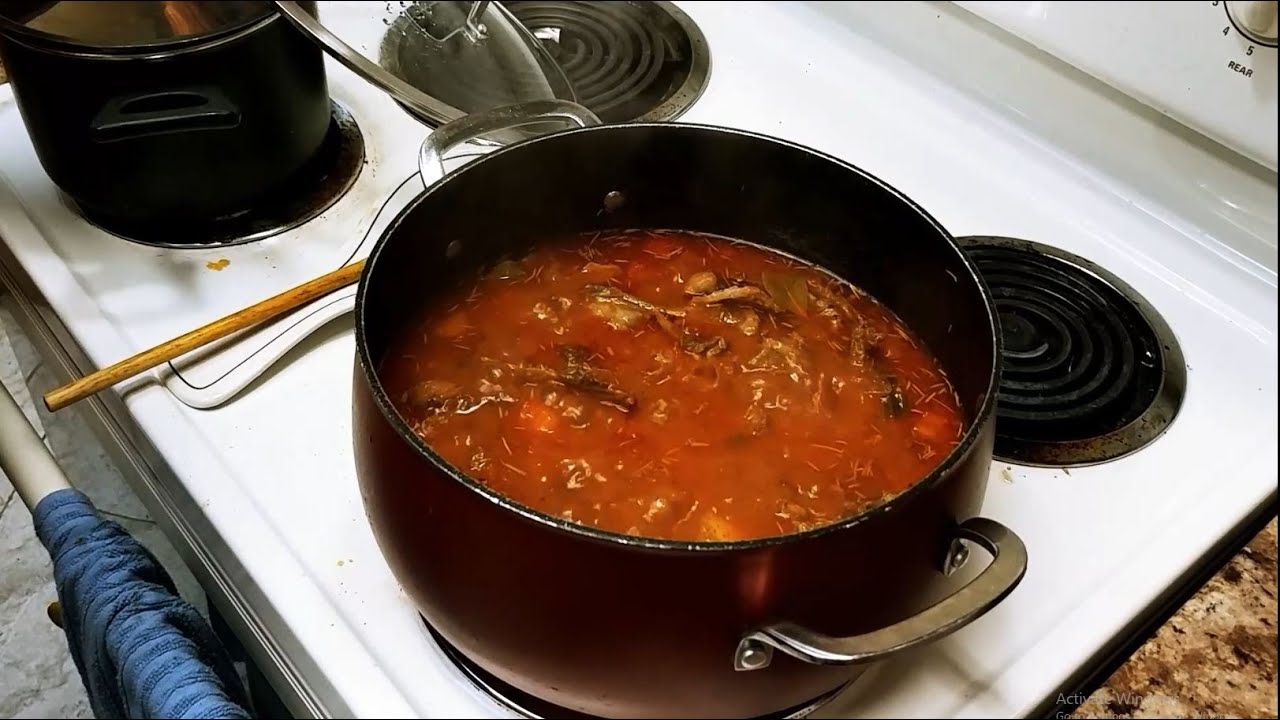 How to Make Sierra Leone Boiled Stew With Grouper Fish Head