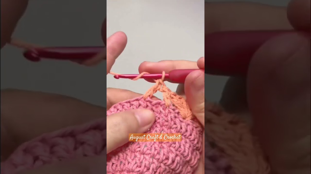 Crochet big shell. #crochet #diycroch&ecirc; #easycrochet #howtocrochet #crochetbag