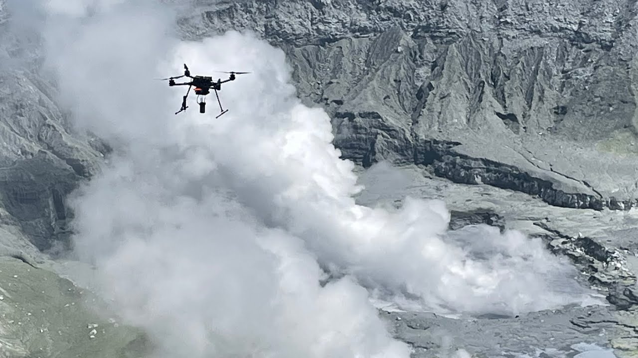 Poás Volcano Drone Landing