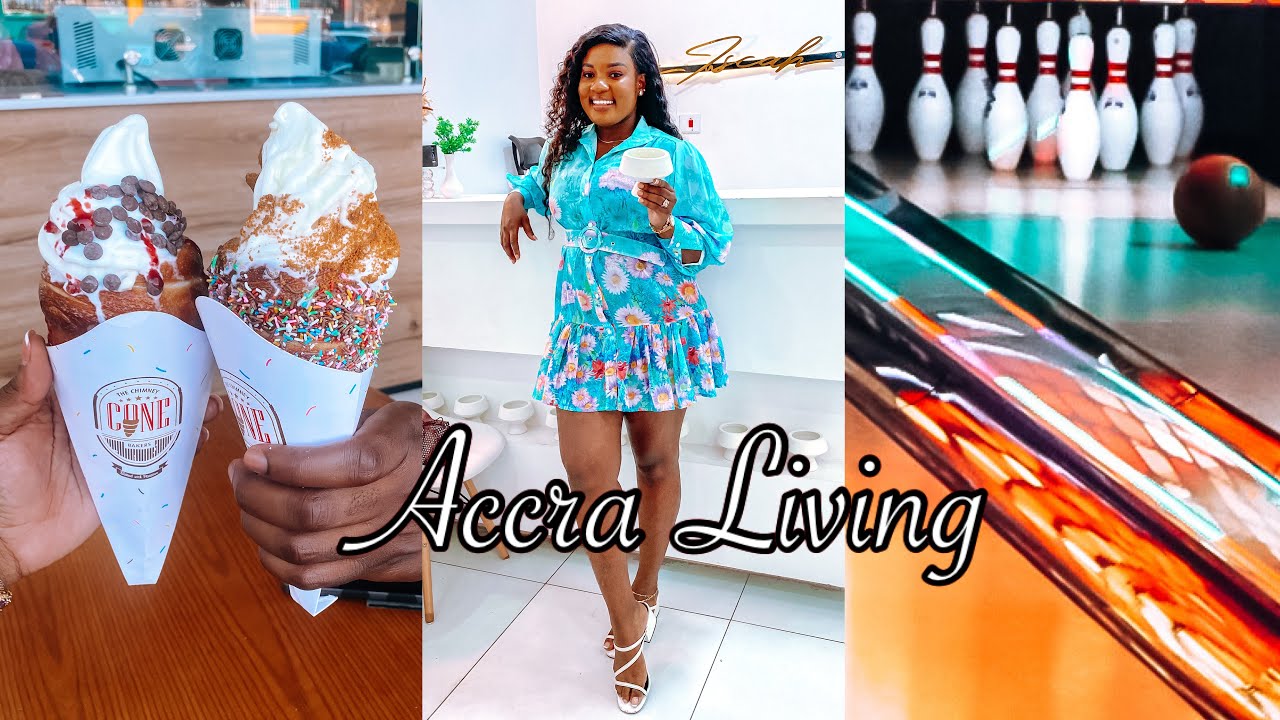 ACCRA LIVING VLOG|| New Bowling Center In Accra + Candle Party + Places to hangout In Accra