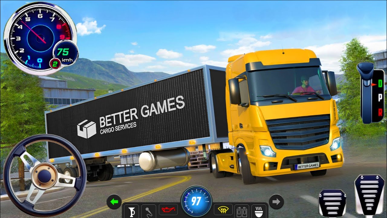 American Cargo Truck Driving Simulator - Transporter Delivery Truck Simulator - Android GamePlay