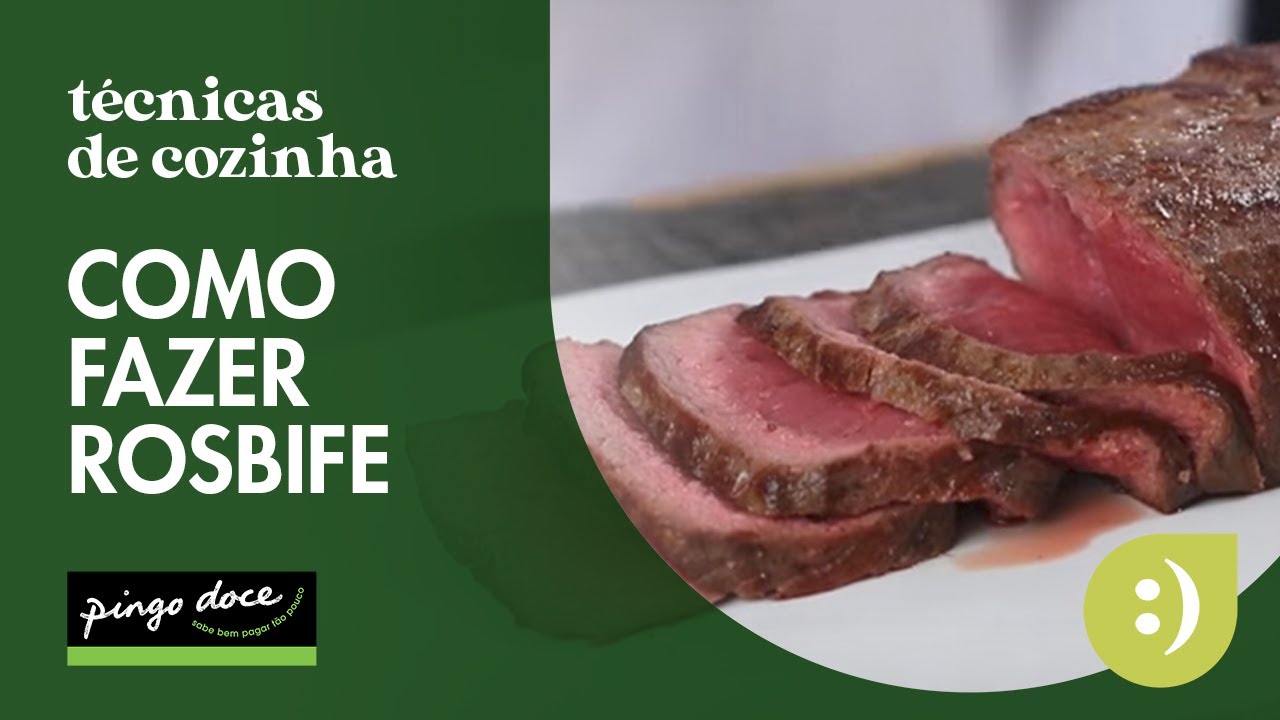 Como fazer rosbife | T&eacute;cnicas de Cozinha | Pingo Doce