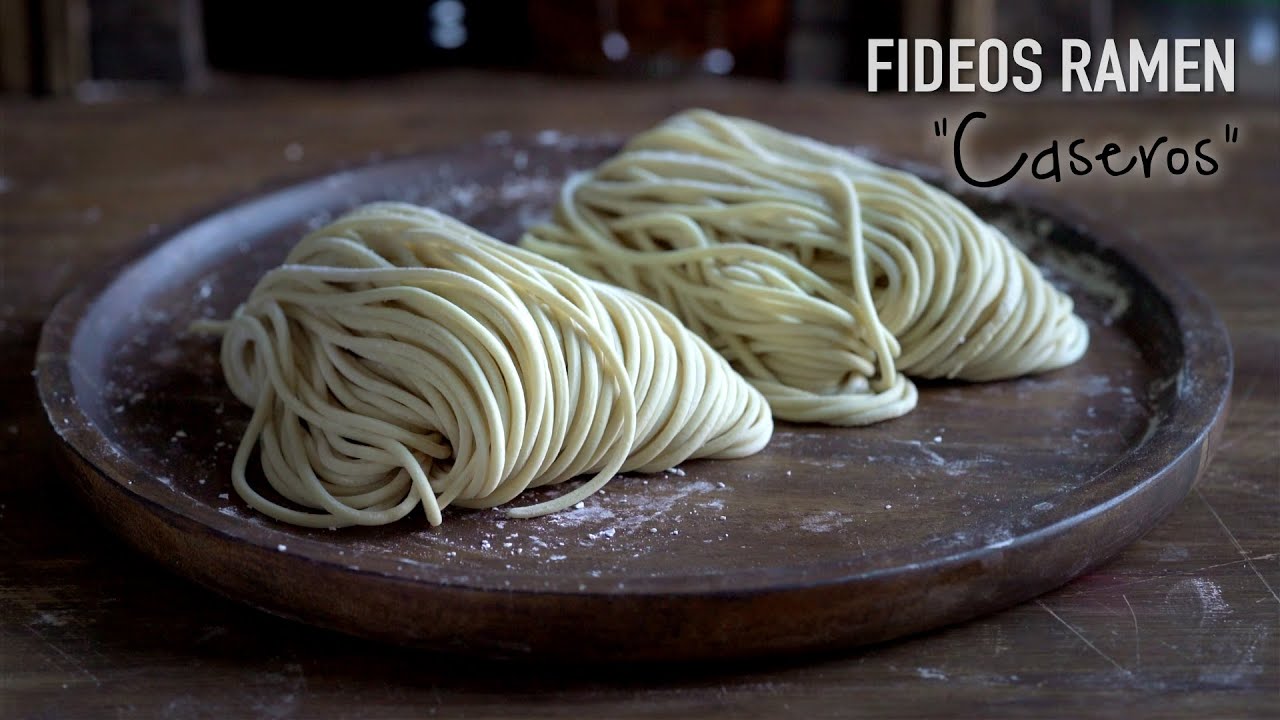 Fideos Ramen caseros