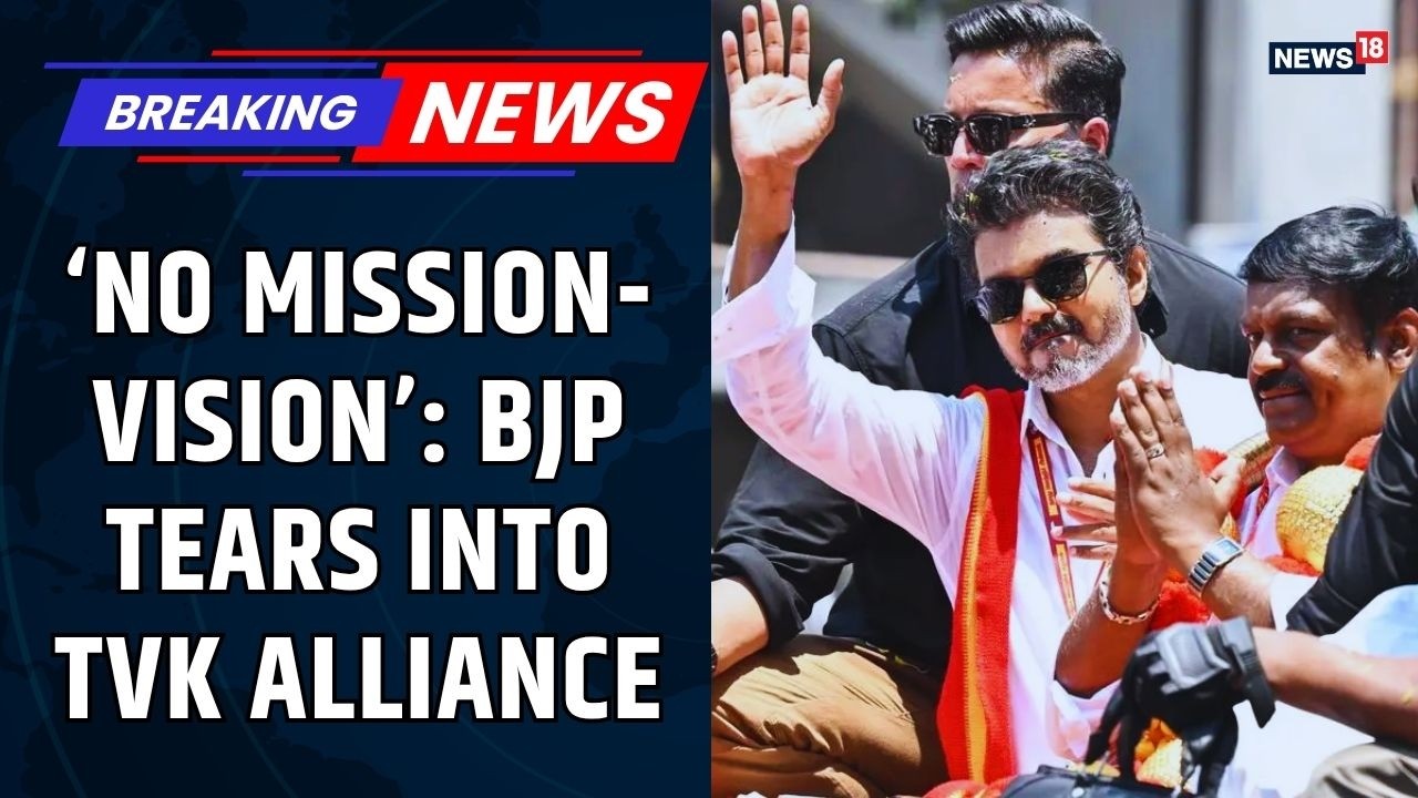 BJP Attacks TVK Alliance In Tamil Nadu | &lsquo;Not A Mission-Vision Alliance&rsquo; | BJP Takes Aim At TVK