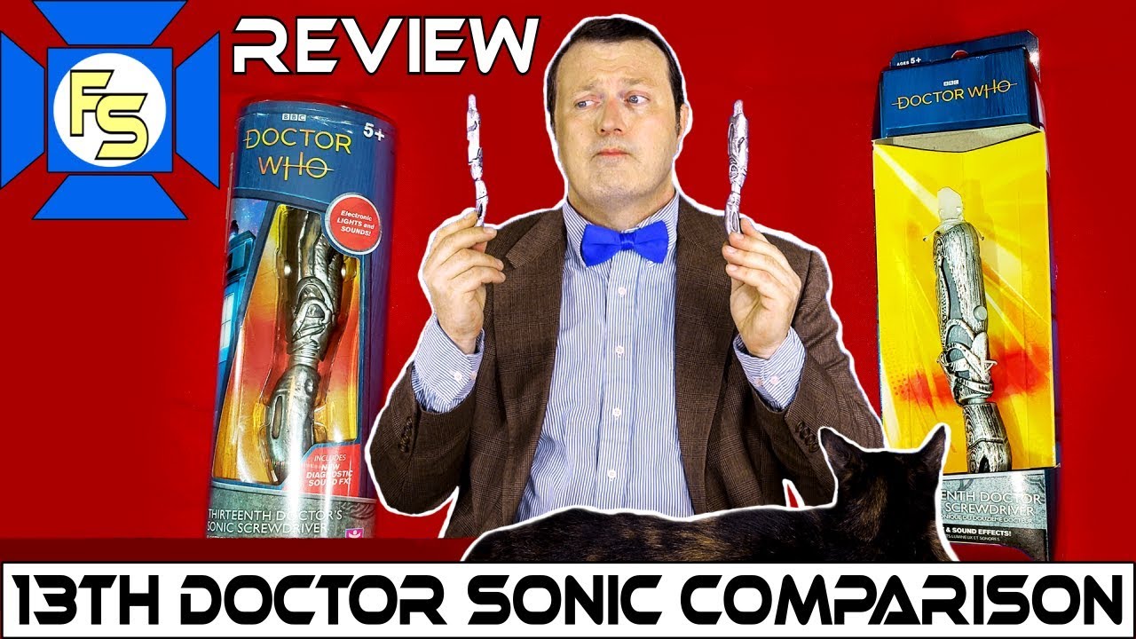 DOCTOR WHO 13th Doctor Sonic Screwdriver Comparison – Seven20 vs Character Options Review