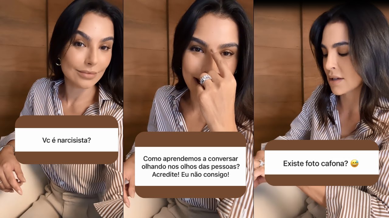 Cíntia Chagas Responde | Você é narcisista ?