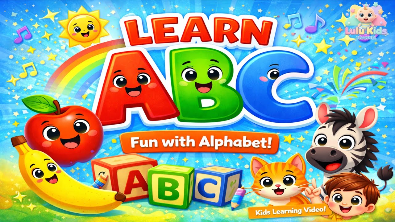 Learn ABC Alphabets for Kids | A to Z English Letters | Lulu Kids Channel 
