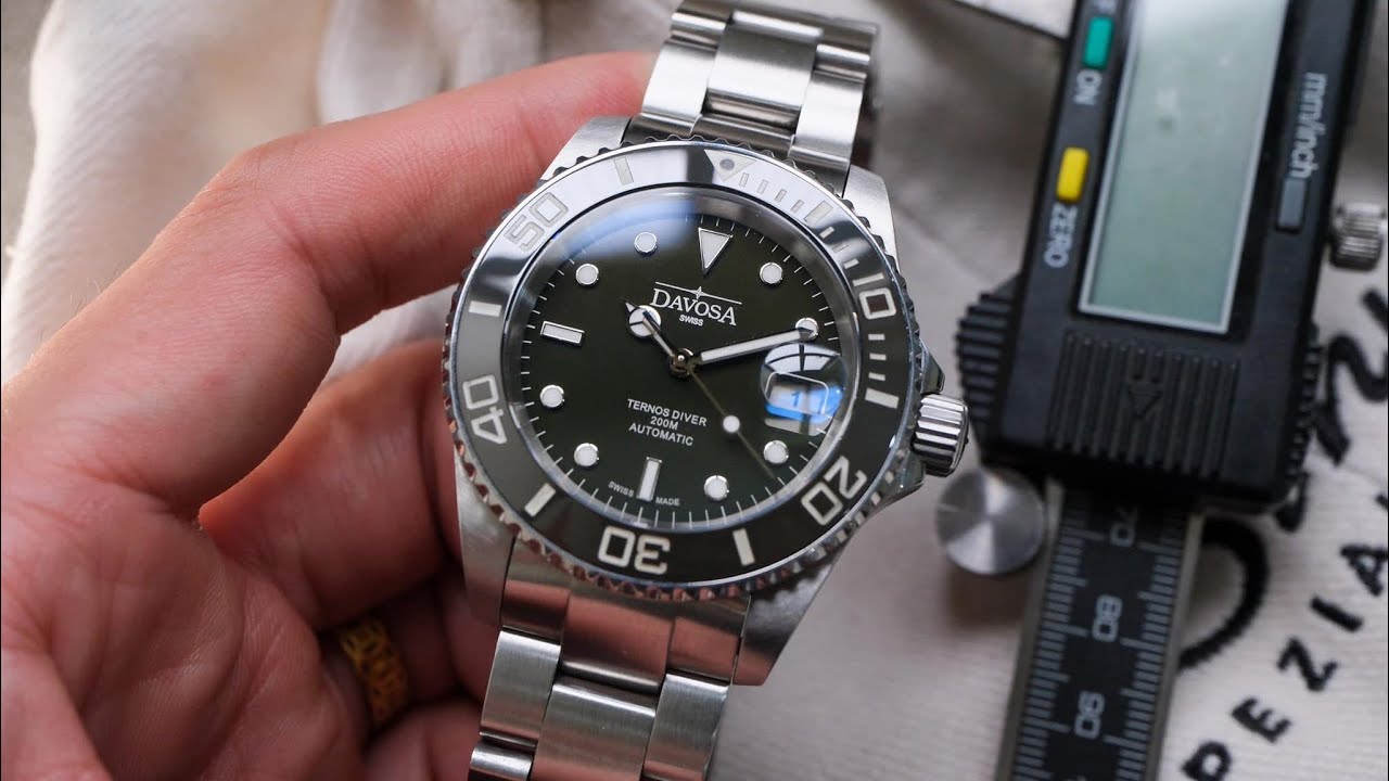 [ Vẫn Còn ] Davosa Ternos Automatic 16155570 Green Ceramic Diver Watch