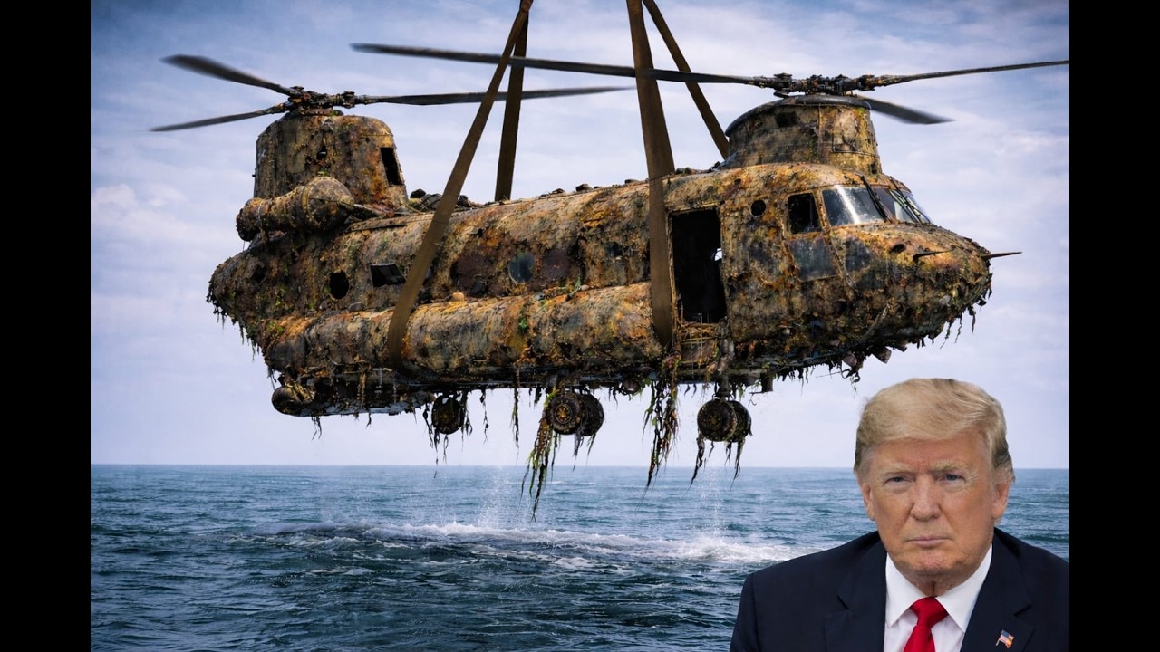 Lost Beneath the Ocean… Restoration of a CH-47 Chinook From Scratch!