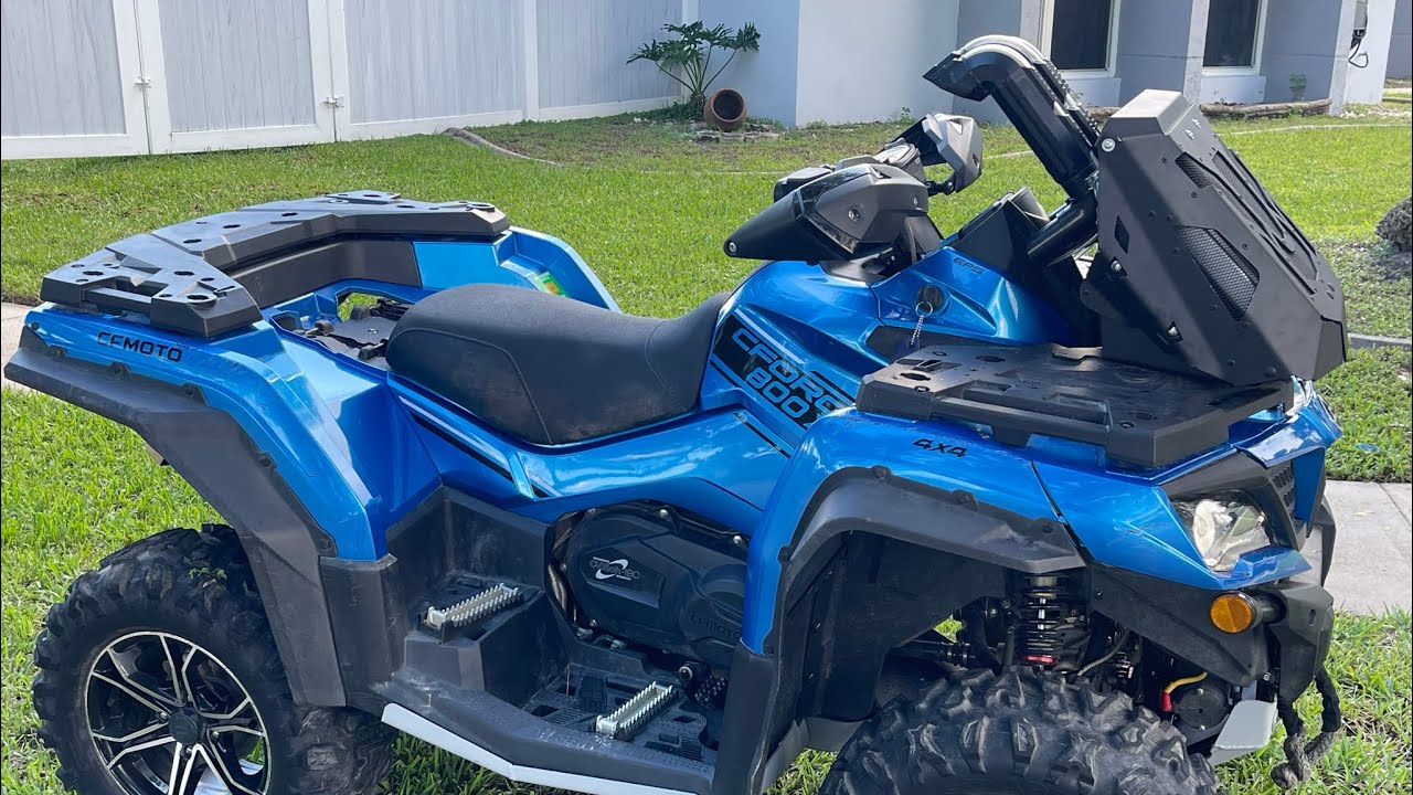 CFMoto Cforce 800XC Warrior Riser snorkel Install Part 3