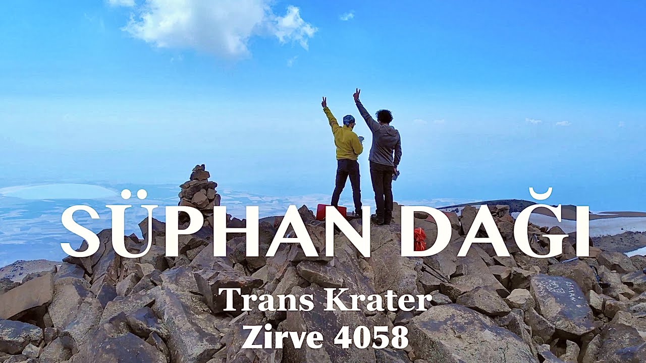 Süphan Dağı Tırmanışı (Trans Krater) - Zirve 4058m - Bitlis Adilcevaz VLOG #20