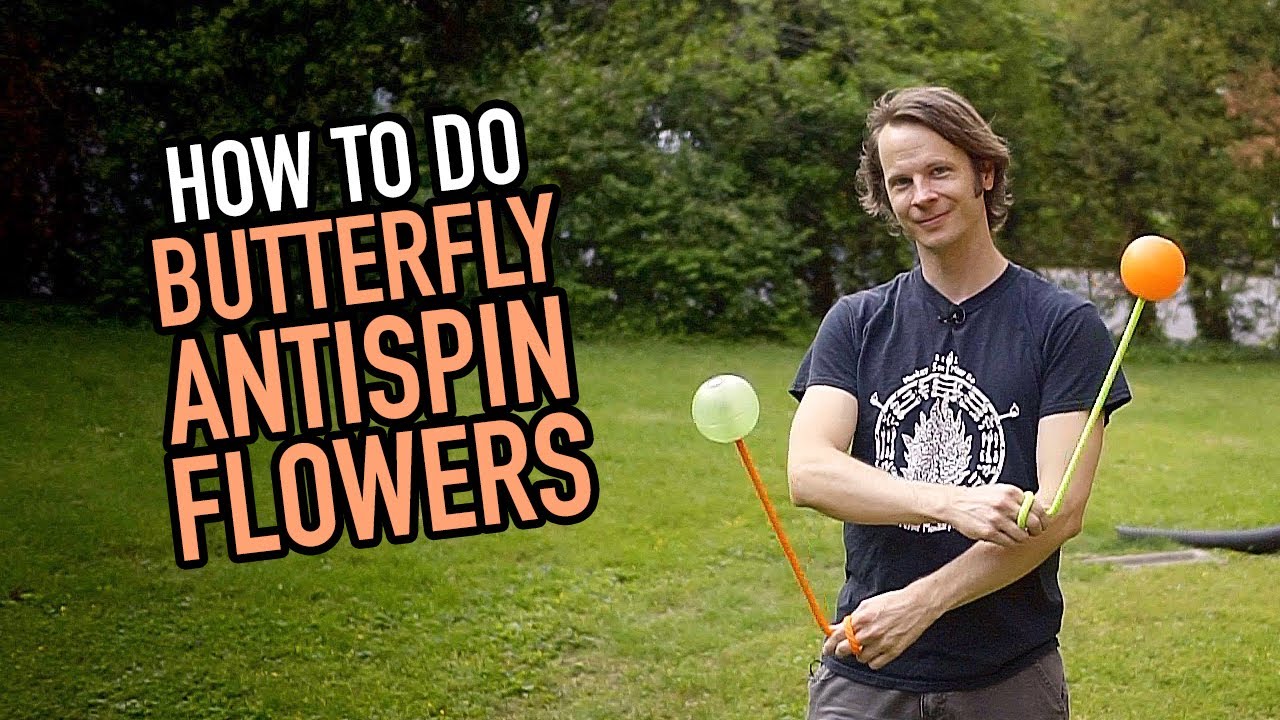 Poi Antispin Flowers Tutorial: Together Opposites