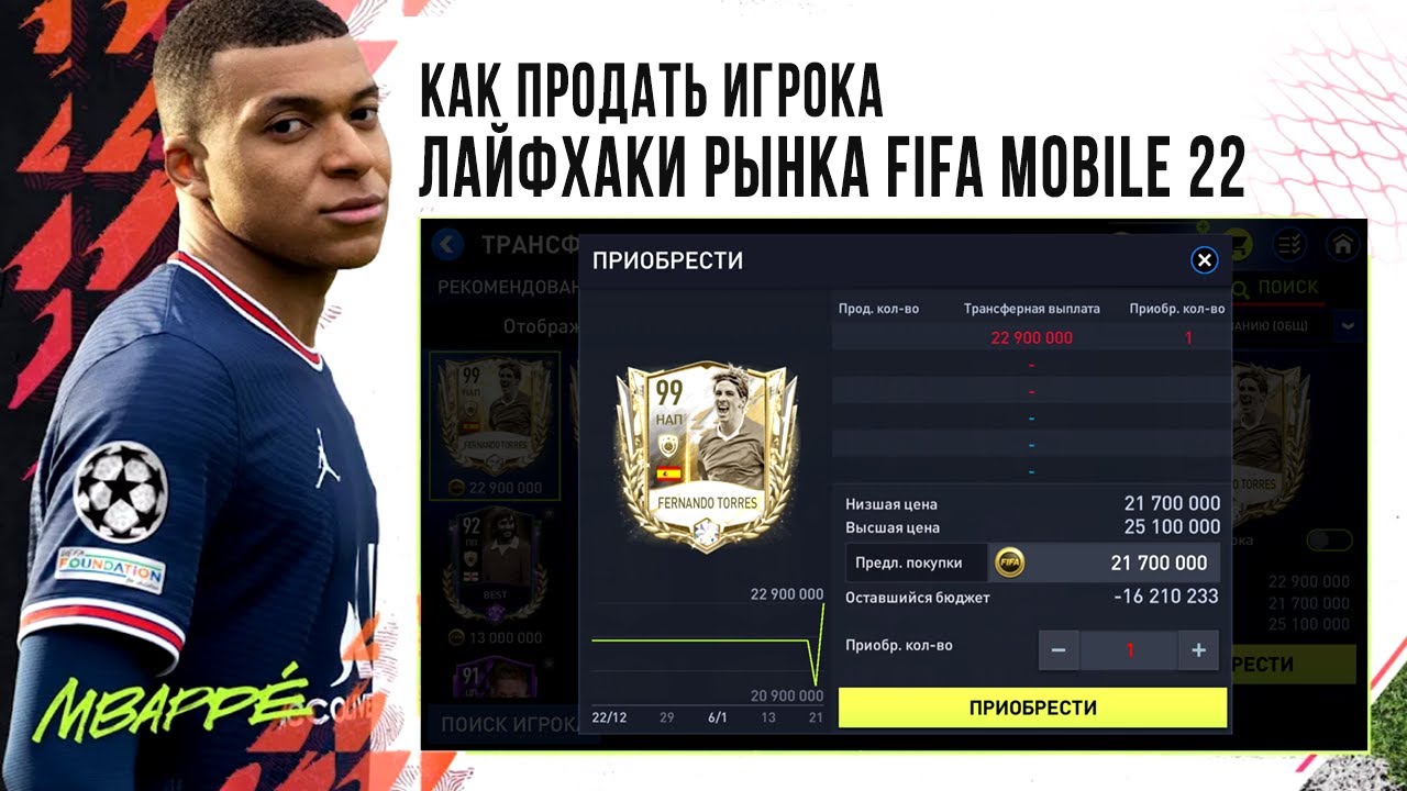 КАК РАБОТАЕТ РЫНОК FIFA MOBILE 22