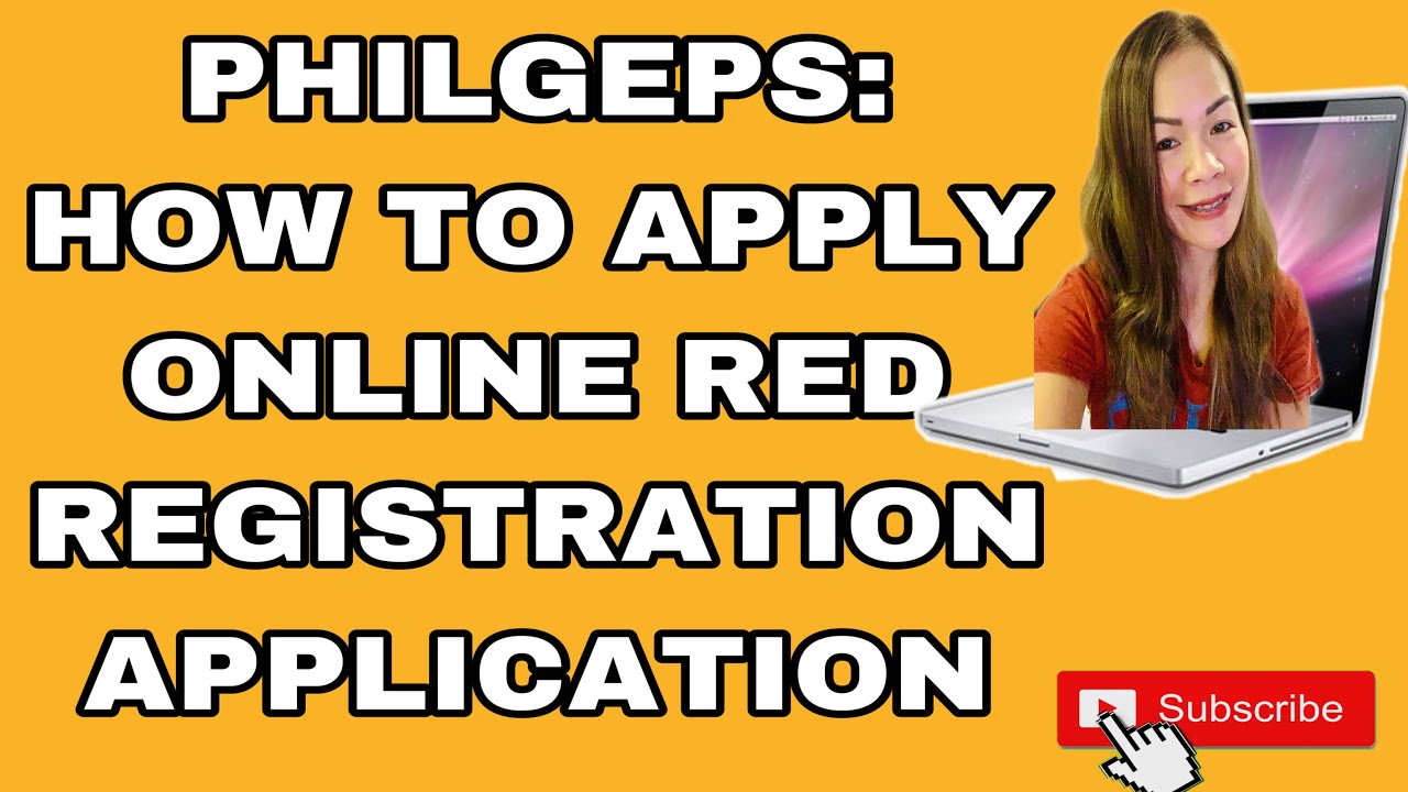 HOW TO APPLY ONLINE RED REGISTRATION APPLICATION IN PHILGEPS//RachelOntv