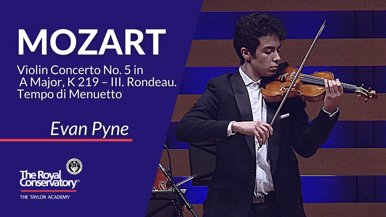 Mozart | Violin Concerto No. 5 in A Major, K 219 – III. Rondeau (Tempo di Menuetto)