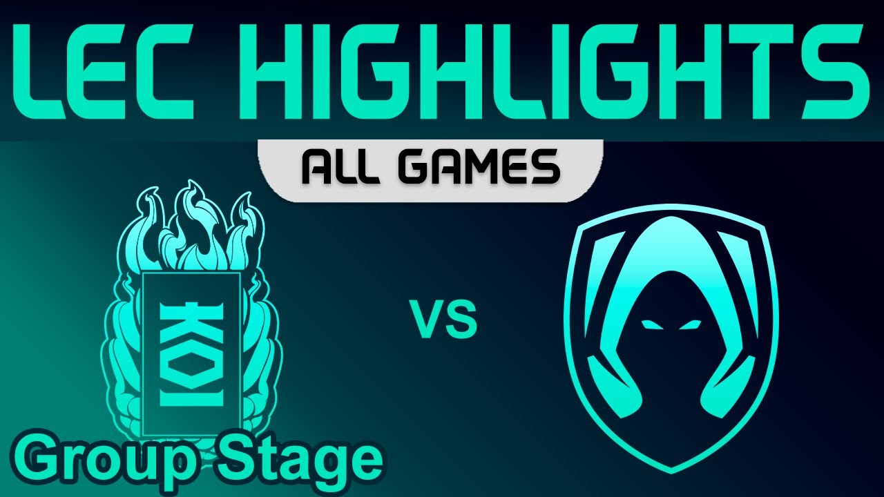 KOI vs TH ALL GAMES Highlights LEC Group Stage A 2023 KOI vs Team Heretics by Onivia