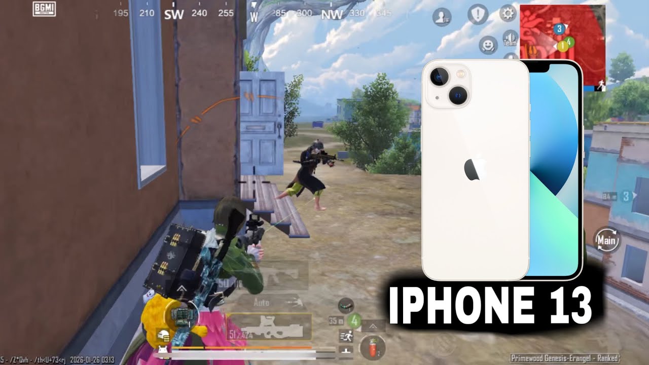 IPHONE 13 😍 BGMI 🔱