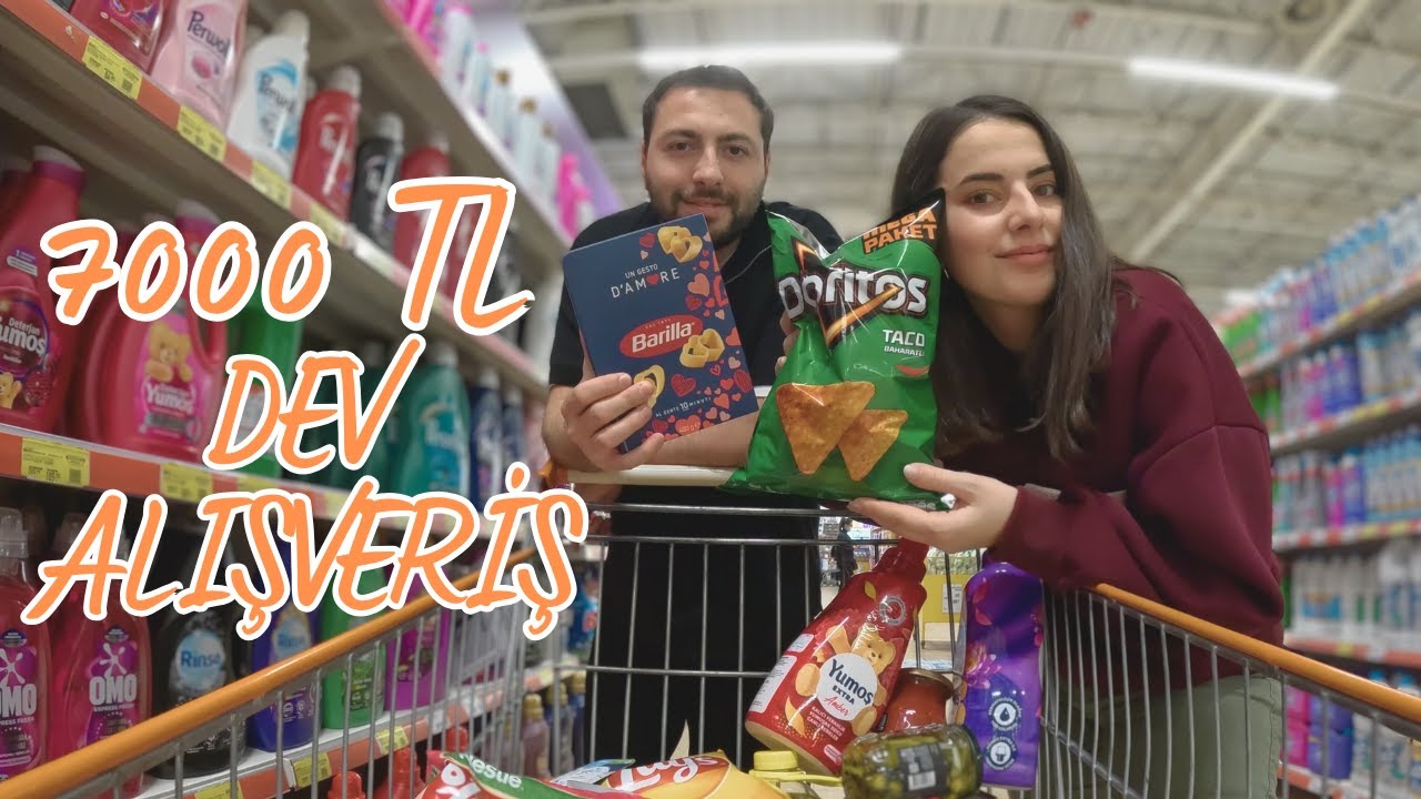 7.000 TL DEV MARKET ALIŞVERİŞİ  🛒🛍️