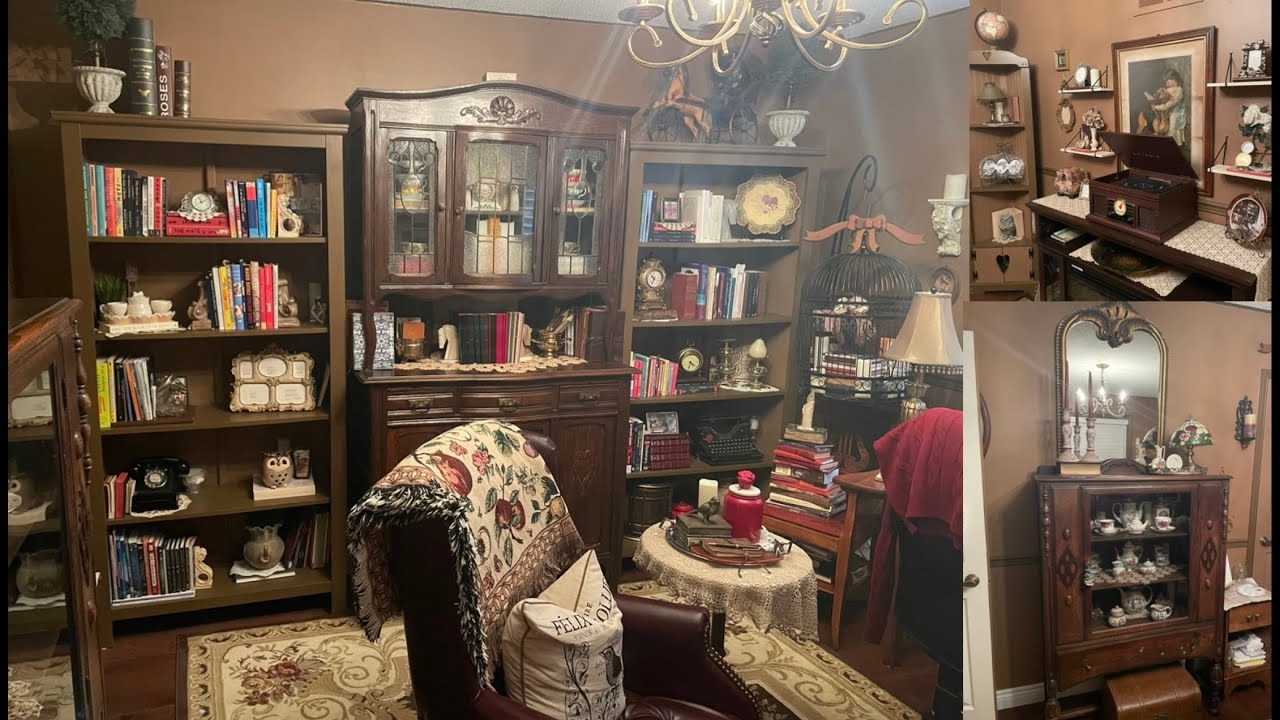 Decorate home library after Christmas!