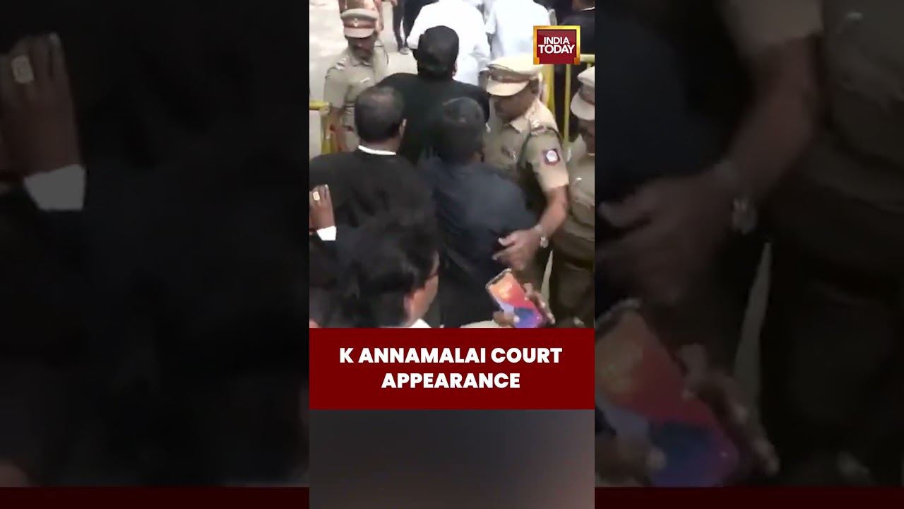K. Annamalai Appears in Court | DMK Files Defamation Case Update #annamalai #breakingnews