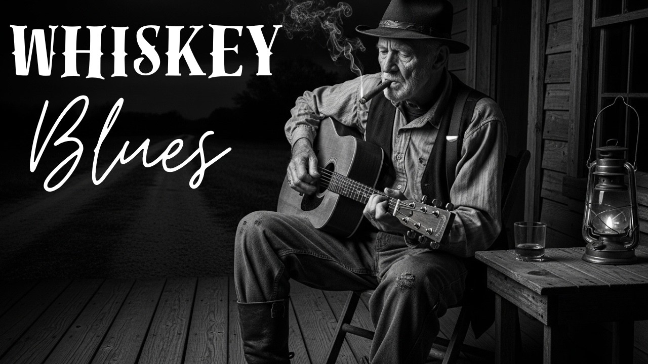 Whiskey Blues – Dark Delta Blues Guitar | Midnight Smoke & Soulful Southern Sound