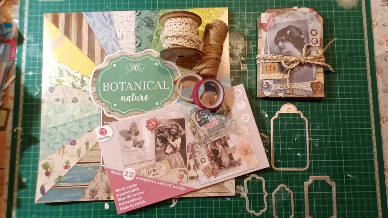 TUTO SCRAPBOOKING,on scrappe nos produits Action,DIES et blocs divers.Tout celaTranquilou.