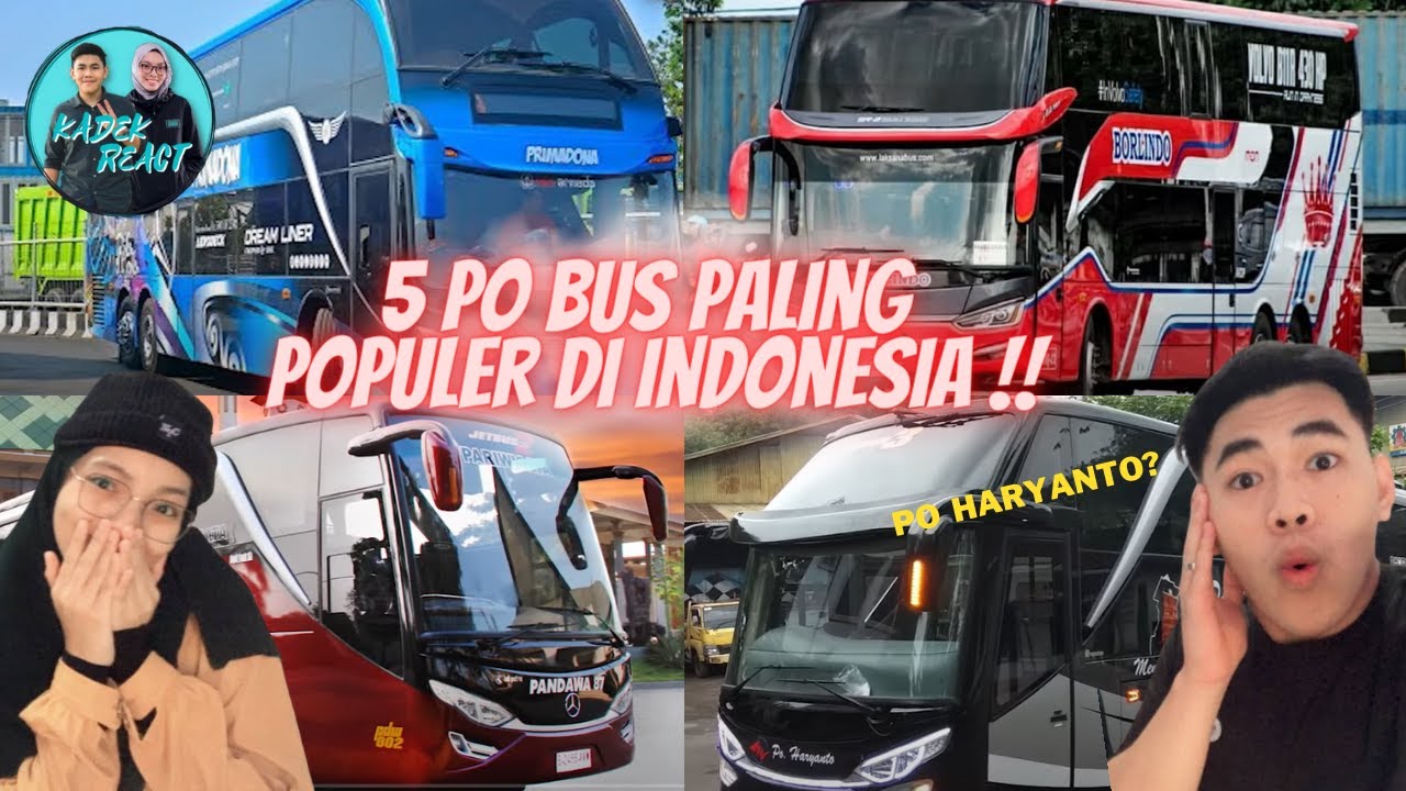 MALAYSIA REACT | 5 PO BUS PALING POPULER DI INDONESIA