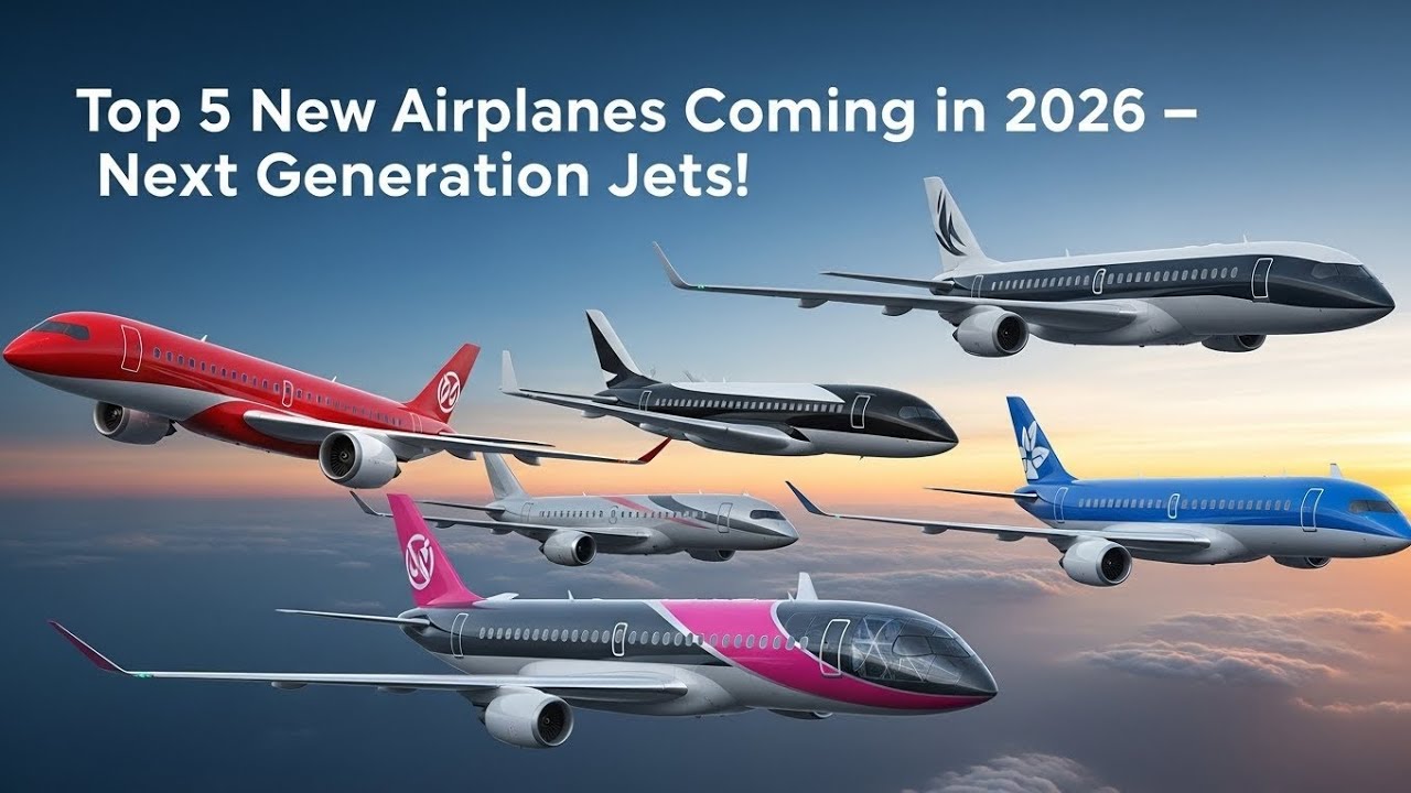 Top 5 New Airplanes Coming in 2026 &ndash; Next Generation Jets!