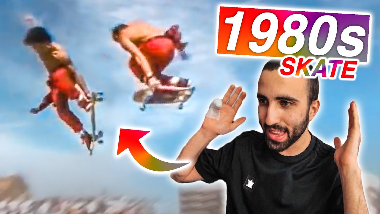 Así era una COMPETICIÓN de SKATE de los 1980s! 😱 *trucos imposibles*
