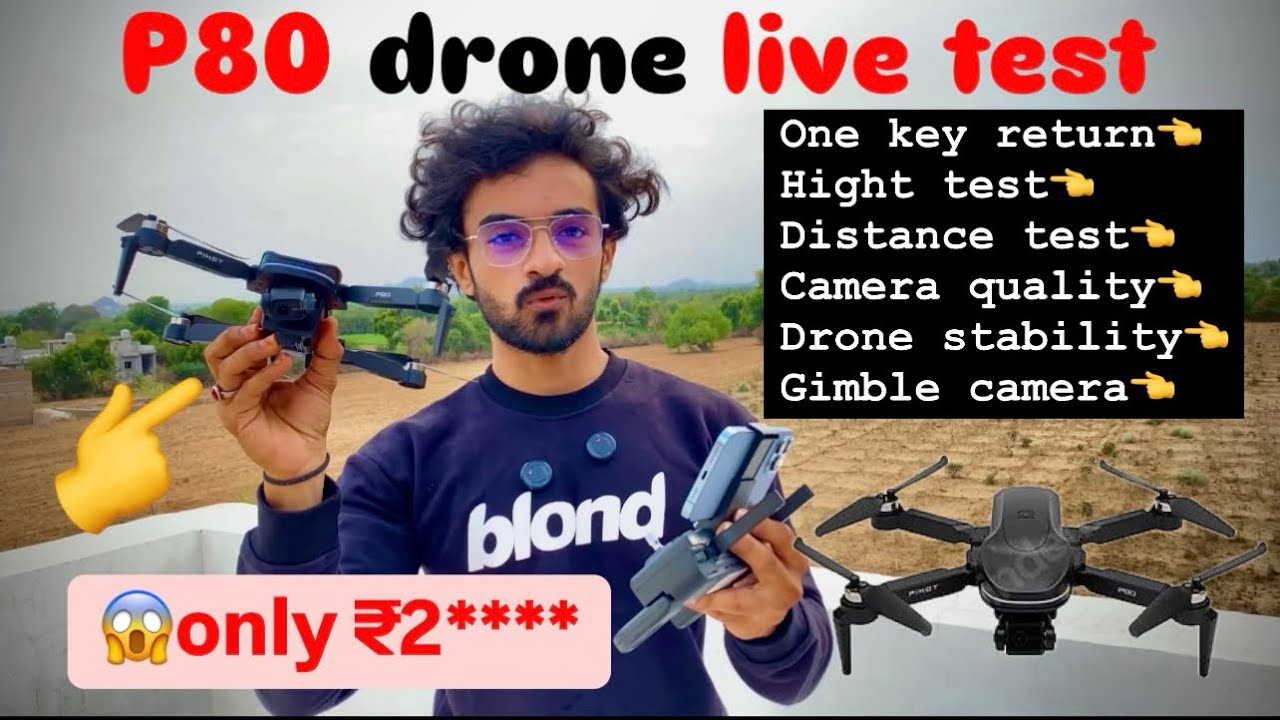 “PIHOT P80 GPS Drone Review: 3-Axis Gimbal, 4K Camera, Long Range Flight Test!”😱