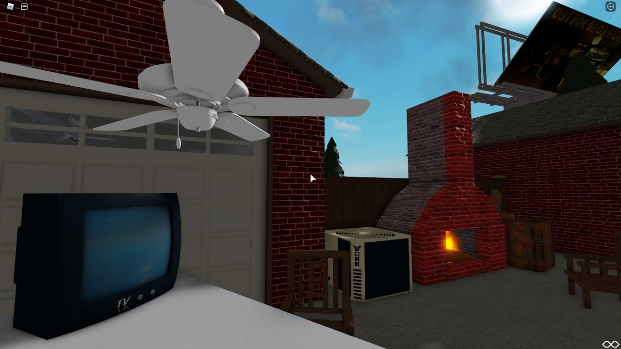 Ceiling fans in my roblox game April 8